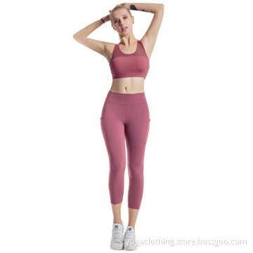 3/4 Capri Leggings with smartphone Pocket